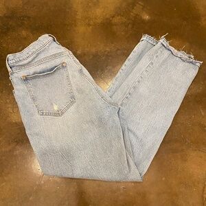 Abercrombie & Fitch The 90s Straight Ultra High Rise Curve Love Jeans